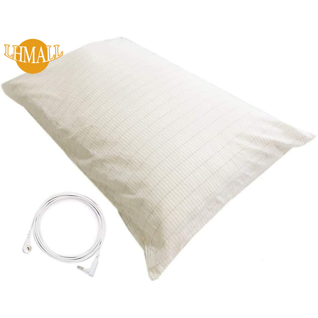 ปลอกหมอนไฟเบอร์ออแกนิค ขนาด 50x76 ซม. สีเงิน สําหรับนอนหลับ