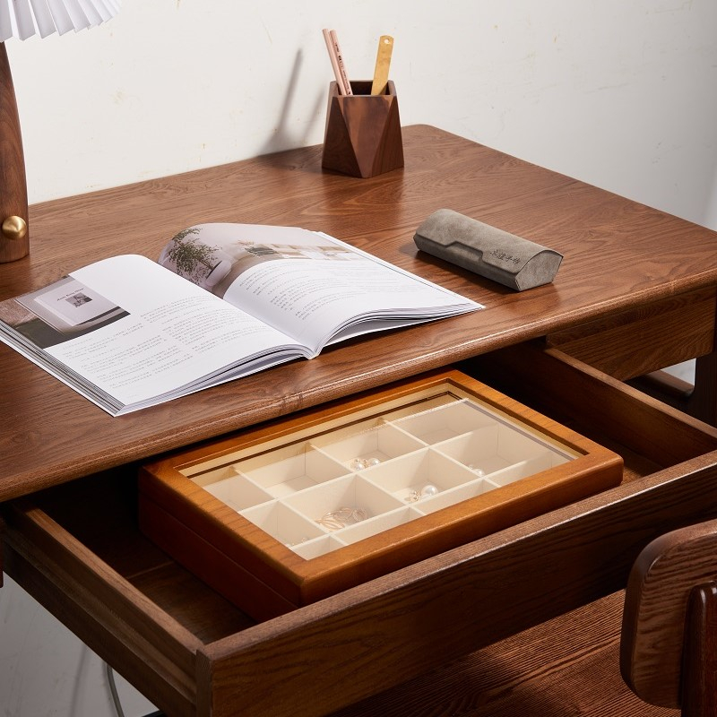 Oirlv กล่องไม้ สําหรับเก็บเครื่องประดับ แหวน สร้อยคอ สร้อยข้อมือ ต่างหู X024 - รูปที่ 7