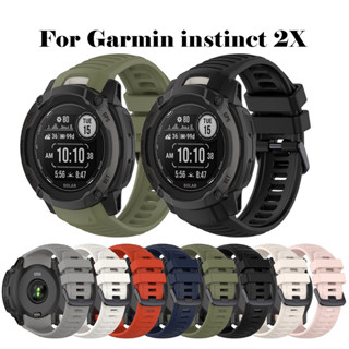 สายรัดข้อมือ น้ําหนักเบา ทนทาน ถอดง่าย สําหรับ Garmin instinct 2X