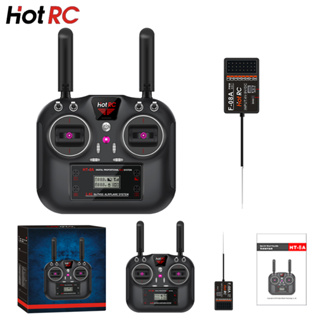 Hotrc Hot RC HT-8A HT8A 4.5-9V 2.4Ghz 8CH PWM FHSS ตัวรับส่งสัญญาณ รีโมตคอนโทรล F-08A F08A ตัวรับสัญญาณ สําหรับรถบังคับ เครื่องบิน รถถัง