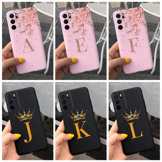 เคสโทรศัพท์ซิลิโคน TPU แบบนิ่ม ลายมงกุฎ และซากุระ สําหรับ OPPO A16 A16s 2021 A 16 16S 4G CPH2269 CPH2271