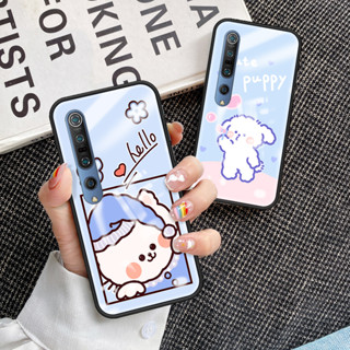 เคสโทรศัพท์มือถือกระจกนิรภัย TPU แบบนิ่ม ขอบแข็ง กันกระแทก สําหรับ Xiaomi Mi 10T Xiaomi Mi 10T Pro เคส