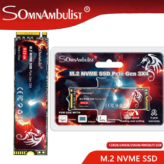 Somnambulist ฮาร์ดไดรฟ์ภายใน M2 Nvme 512GB 256GB M.2 128GB 1TB สําหรับแล็ปท็อป