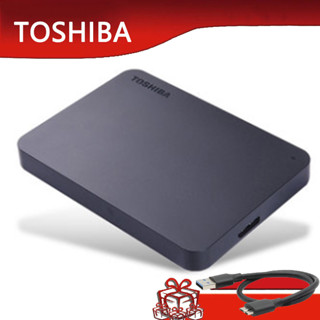 Toshiba ฮาร์ดไดรฟ์ภายนอก แบบพกพา 500GB 1TB 2TB USB 3.0 hdd 2.5 สีดํา สําหรับแล็ปท็อป