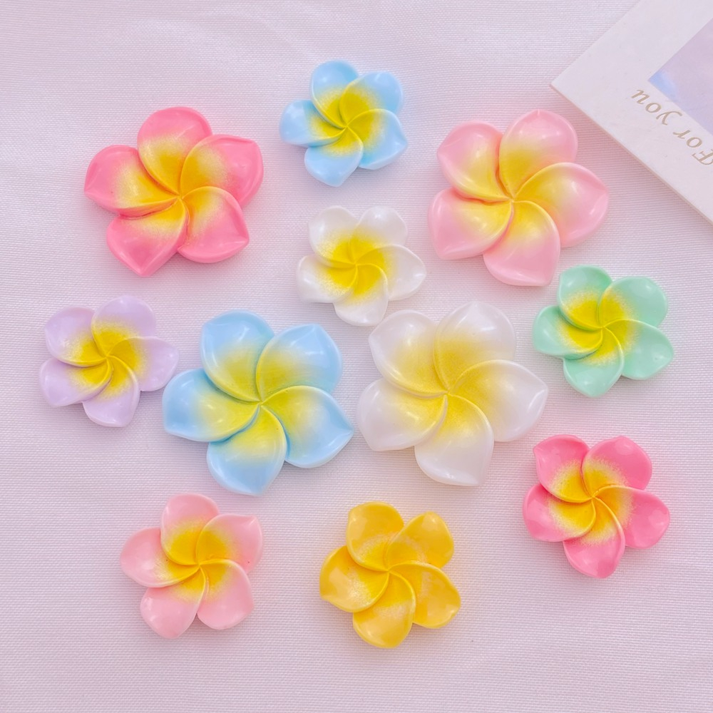 สายยางเรซิ่น รูปดอกไม้น่ารัก หลากสี 10 ชิ้น สําหรับเด็ก