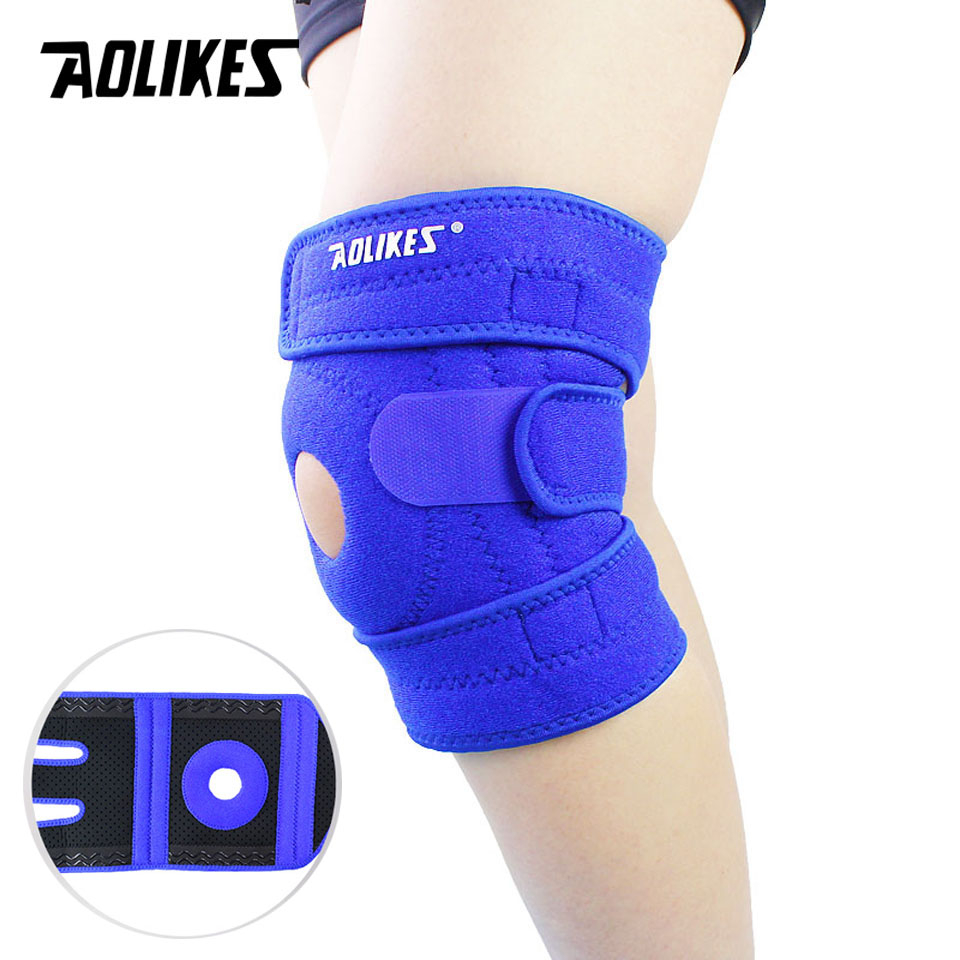 Aolikes สนับเข่า บรรเทาความเครียด กันลื่น ปรับได้ สําหรับเล่นกีฬา ขี่จักรยาน บาสเก็ตบอล 1 ชิ้น ราคา ถูกที่สุด ดีลบีเคเค แกลเลอรีภาพที่ 5