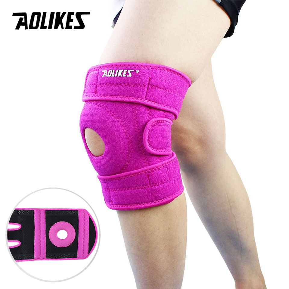 Aolikes สนับเข่า บรรเทาความเครียด กันลื่น ปรับได้ สําหรับเล่นกีฬา ขี่จักรยาน บาสเก็ตบอล 1 ชิ้น ราคา ถูกที่สุด ดีลบีเคเค แกลเลอรีภาพที่ 6