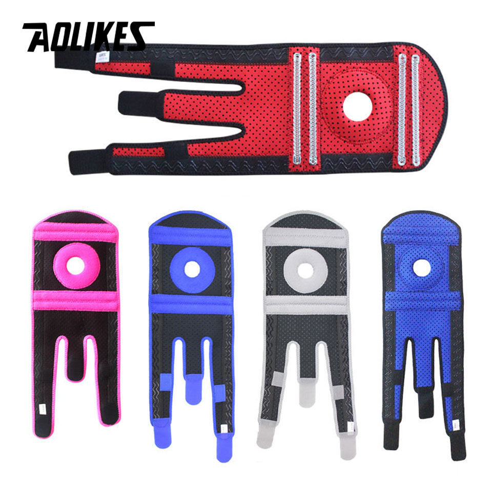 Aolikes สนับเข่า บรรเทาความเครียด กันลื่น ปรับได้ สําหรับเล่นกีฬา ขี่จักรยาน บาสเก็ตบอล 1 ชิ้น ราคา ถูกที่สุด ดีลบีเคเค แกลเลอรีภาพที่ 7