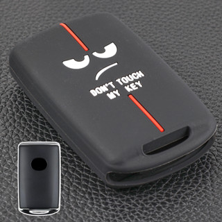 เคสกุญแจรถยนต์ ซิลิโคน พร้อมพวงกุญแจ 4 ปุ่ม สําหรับ Mazda 3 6 Cx5 Cx9 Cx30 Cx50 Mx5 Miata 2021 2022 2023