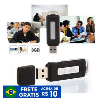 เครื่องบันทึกเสียง Som Escuta Pendrive 8gb 15 ชั่วโมง