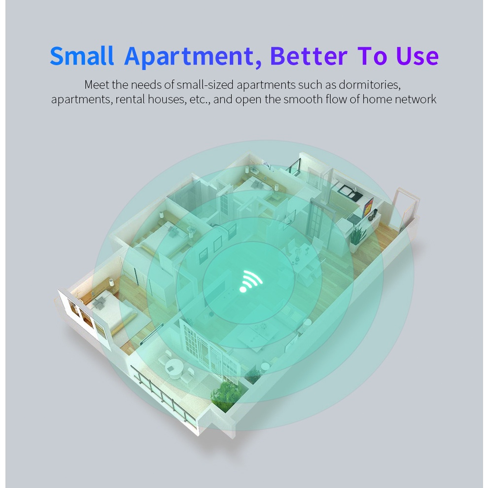 Comfast เราน์เตอร์ WiFi ไร้สาย 300Mbps 1WAN+3 LAN RJ45 3 * 3dbi เสาอากาศกว้างครอบคลุมบ้าน 2.4G ผ่านผนังบรอดแบนด์สหรัฐอเมริกาปลั๊ก CF-WR613NV1