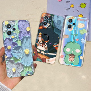 เคสโทรศัพท์มือถือ ซิลิโคนนิ่ม TPU ลายดอกไม้อวกาศ สําหรับ Realme 9 Pro Realme 9 Pro Plus Realme RMX3471 RMX3392 9Pro+