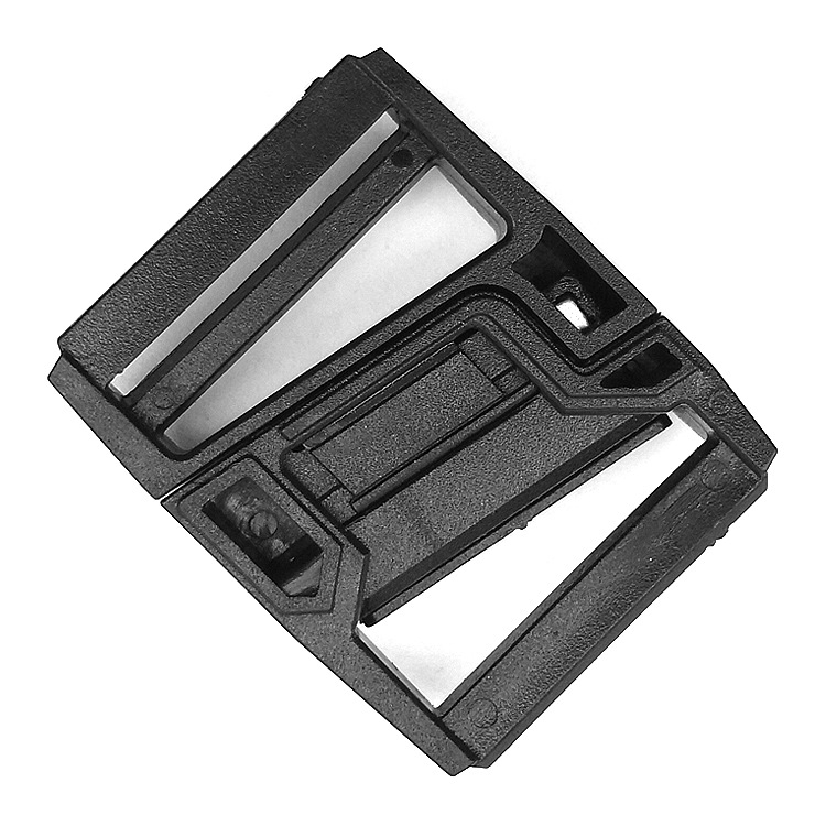 Slider Buckle สําหรับ 20 มม.25 มม.40 มม.เข็มขัดพลาสติกสีดําแม่เหล็กล็อคเลื่อนหัวเข็มขัด Functional Fastener Buckle สําหรับ Fid * ล็อคเปลี่ยน - รูปที่ 2