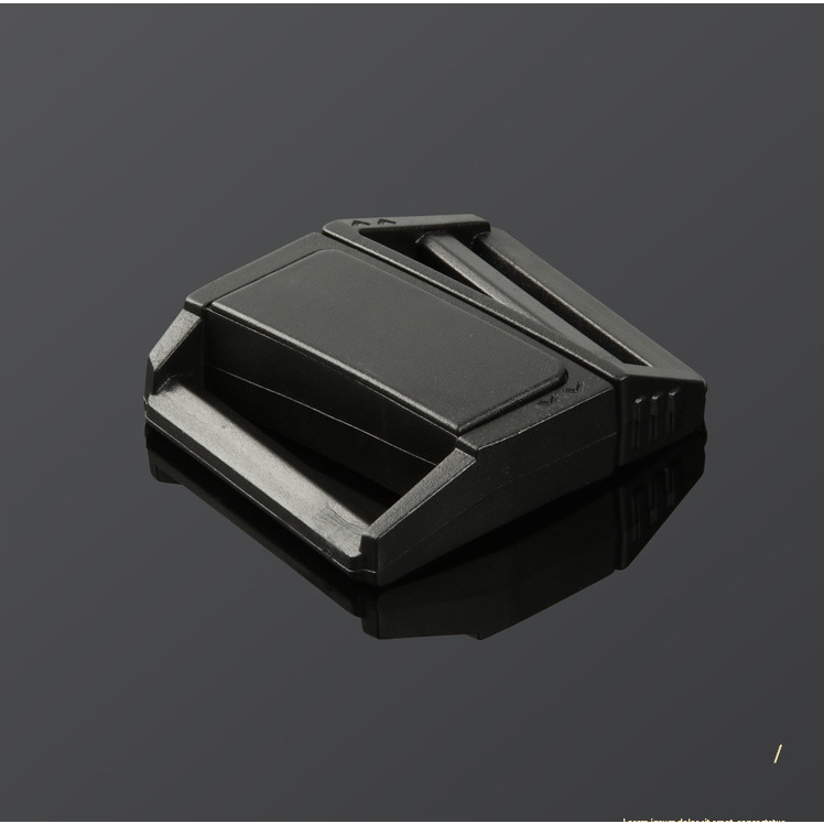 Slider Buckle สําหรับ 20 มม.25 มม.40 มม.เข็มขัดพลาสติกสีดําแม่เหล็กล็อคเลื่อนหัวเข็มขัด Functional Fastener Buckle สําหรับ Fid * ล็อคเปลี่ยน