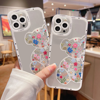 เคส Redmi Note 12 Pro+ 11S 11 Pro 10 5G Redmi 12 5G 12C 10C 9T 10 Pro 10s 9 9s 8 7 9A เคสนิ่มกันกระแทกหมีสวย