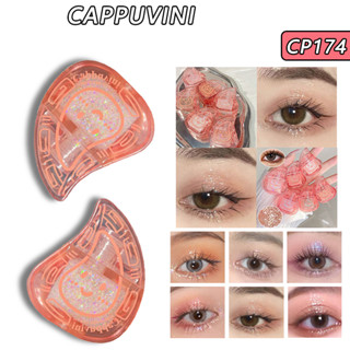 Cappuvini อายแชโดว์ ชนิดน้ํา สีแดงพีช 3.4 กรัม / ชิ้น