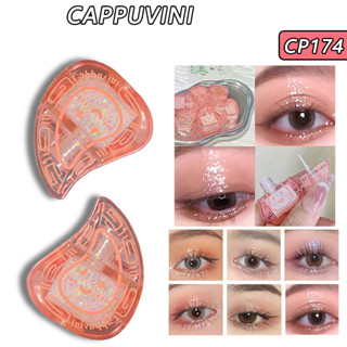 Cappuvini อายแชโดว์ ชนิดน้ํา สีแดงพีช 3.4 กรัม / ชิ้น