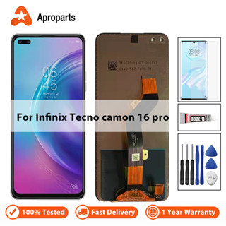 อะไหล่หน้าจอสัมผัส lcd สําหรับ Tecno camon 16 pro camon 16 pro