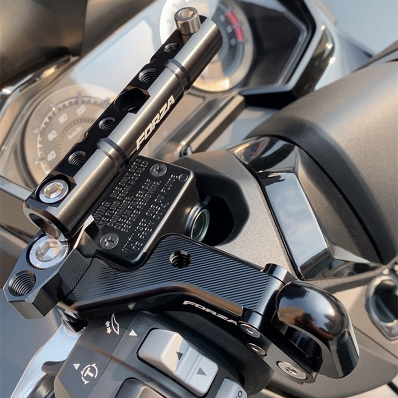 FORZA350 ขาตั้งโทรศัพท์มือถือ GPS FOR HONDA Forza 300 750 รถจักรยานยนต์โทรศัพท์มือถือจับบาร์ ตะขอ