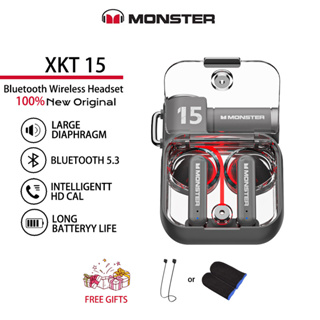 ของแท้ Monster XTK15 หูฟังอินเอียร์บลูทูธ คุณภาพเสียง HiFi XTK15