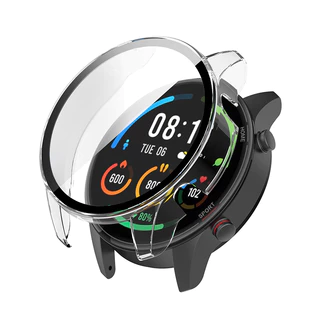 เคสหน้าปัด TPU แบบใส PC plus เคสกระจกนิรภัย สําหรับ Xiaomi Mi watch sports