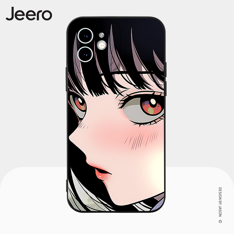 Jeero เคสไอโฟน เคสซิลิโคนนุ่มกันกระแทกการ์ตูนน่ารักตลก เคสโทรศัพท์ Compatible for iPhone 16 15 14 13 12 11 Pro Max SE 2020 X XR XS 8 7 Plus พลัส HFE2625