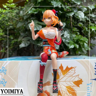 ฟิกเกอร์ PVC รูปปั้นอนิเมะ Genshin Impact Figure Yoimiya สําหรับตกแต่งรถยนต์