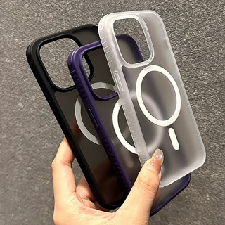 【Four corners protection Matte acrylic hard case】เคส compatible for iPhone 12 13 14 pro max case