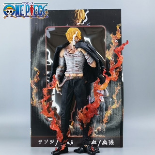 โมเดลฟิกเกอร์ Pvc รูปปั้นอนิเมะ One Piece Vinsmoke Sanji Bathed In Blood Manga ขนาด 28 ซม. พร้อมกล่องของขวัญ ของเล่นสําหรับเด็ก