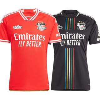 เสื้อกีฬาแขนสั้น ลายทีมชาติฟุตบอล Benfica 23 24 Fan Edition AAA คุณภาพสูง สําหรับผู้ชาย