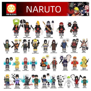 Minifigures Naruto Might Guy Namikaze Minato Tsunade Jiraiya คอลเลกชันของเล่นของขวัญ Mini Figures WM6105-6109