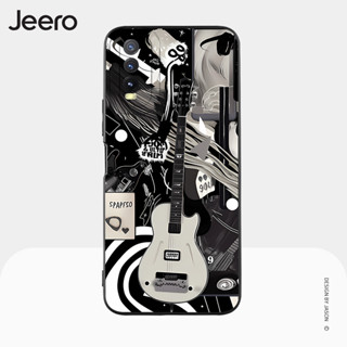 Jeero เคสวีโว่ เคสซิลิโคนนุ่มขอบเหลี่ยมกันกระแทกน่ารักตลก เคสโทรศัพท์ VIVO Y3S Y11 Y12 Y12S Y15 Y15S Y15A Y17 Y20 Y20S Y21 Y21T Y33S พลัส HFE2645