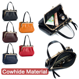 พร้อมส่ง กระเป๋าสตางค์ กระเป๋าถือ หนังวัวแท้ ขนาดเล็ก แฟชั่น…