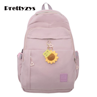 Backpack Prettyzys 2023 Korean Student Bag Large capacity Cute School 14 inch For Teenage Girl