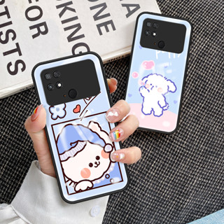 เคสโทรศัพท์มือถือกระจกนิรภัย TPU แบบนิ่ม กันกระแทก สําหรับ Xiaomi Poco C40 Poco C40