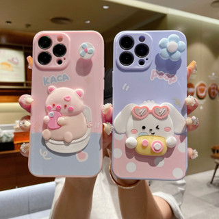 เคสโทรศัพท์มือถือแบบนิ่ม ลายการ์ตูนลูกสุนัขน่ารัก สําหรับ Samsung Galaxy A12 A32 A50 A50S A30 A04e A02S A02 A03 Core S21 S20 FE S22 S10 S9 S8 Plus Note 10 20 Ultra A31 A51 A71