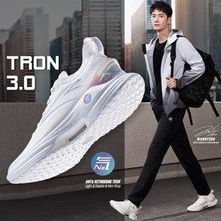 Anta WangYibo A-Tron 3.0 Champion Series รองเท้าผ้าใบ ลําลอง ใส่สบาย เหมาะกับการวิ่งมาราธอน คาร์บอนไนโตรเจน สําหรับผู้ชาย 112245580S