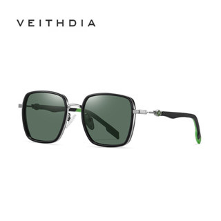 Veithdia แว่นตากันแดด เลนส์โพลาไรซ์ โลหะ ทรงสี่เหลี่ยม แฟชั่น สําหรับเด็ก TR5128