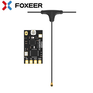 ตัวรับสัญญาณ Foxeer 2.4G 5V ELRS LNA ESP8285+SX1280 RGB LED สําหรับโดรน FPV Freestyle Long Range 1 ชิ้น