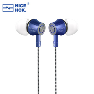 Nicehck YD520 ชุดหูฟังอินเอียร์ แบบมีสาย HIFI 3.5 มม. ไดรเวอร์ไดนามิก PET 10 มม. ไมโครโฟน HD IEM