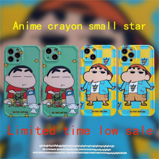 🔥พร้อมส่ง🔥ใช้สำหรับไอโฟน 14 13 13 11 ProMax 12 เคสมือถือการ์ตูนอนิเมะสีเทียนขนาดเล็กกระเป๋าถือเหมาะสำหรับใส่ iPhone 13 1112 ProMaxX 78 Plus 6 6SE SE2 7plus/8plus เคสซิลิโคนขอบตรง