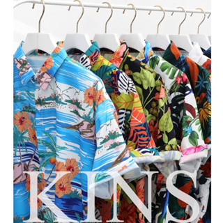 เสื้อเชิ้ตแขนสั้นลําลอง พิมพ์ลาย Songkran แฟชั่นใหม่ สําหรับผู้ชาย 2022【kin18】