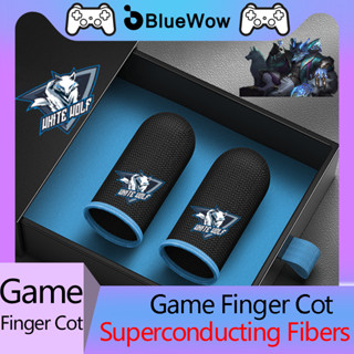 Bluewow【wolf King】ถุงมือนิ้วหัวแม่มือ ป้องกันเหงื่อ สําหรับเล่นเกม