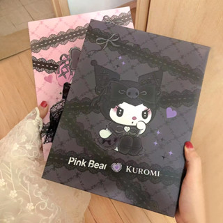 กล่องของขวัญ แบรนด์ใหม่ ลายหมี Kuromi Melody สีชมพู 2023