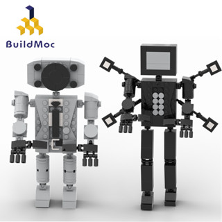 Buildmoc Skibidi โมเดลหุ่นยนต์ TV Man Camerman ของเล่นเพื่อการศึกษา สําหรับผู้ใหญ่ และเด็ก 203 ชิ้น