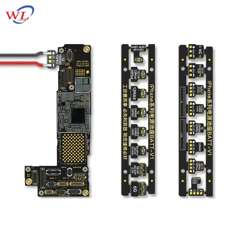 Wl หัวเข็มขัดเชื่อมต่อแบตเตอรี่ พาวเวอร์ซัพพลาย DC BATT-V1 สําหรับ IPhone 6 7 8 X 11 12 13 14ProMax
