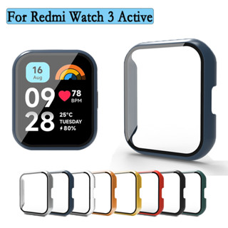 2 In 1 เคสแข็ง PC กระจกนิรภัย กันรอยหน้าจอ คุณภาพสูง สําหรับ Redmi Watch 3