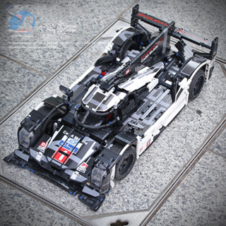 Cada Technic Series บล็อคตัวต่อรถแข่ง Porsche 919 Hybrid Evo ของเล่นเสริมการเรียนรู้เด็ก