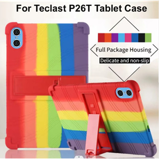 Kids Skin Soft Silicon Case For Teclast P26T Case Kids 10.1" With Holder Tablet PC Shockproof Stand Cover Protective Shell