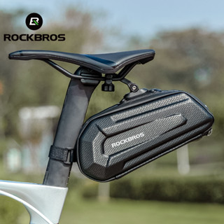 ROCKBROS1.7L Bicycle Bag Waterproof Rear Large Capatity Quick Release Seatpost Shockproof Double Zipper Rear Bag